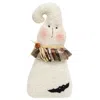 Homegifo Stuffed Plaid Ruffled Ghost Doll W/bat