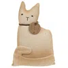 Homegifo Stuffed Primitive Sitting White Kitty