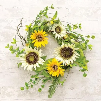 Homegifo Summer Summit Candle Ring 6.5" In Green