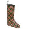 Homegifo *tartan Tidings Metal Stocking