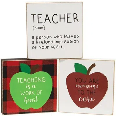 Homegifo Teacher Square Block 3 Asstd. In Multi