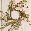 Homegifo Teastain Country Flower Ring 3-1/2"