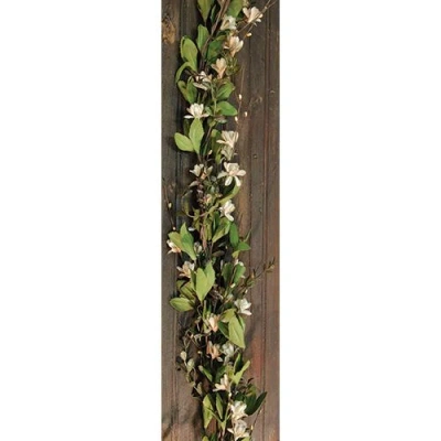 Homegifo Teastain Gardenia Garland 4ft In Green