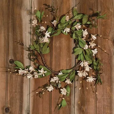 Homegifo Teastain Gardenia Wreath In Green