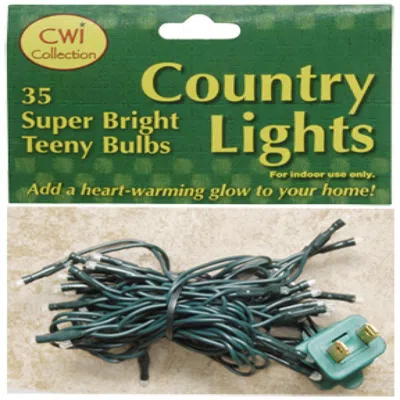 Homegifo Teeny Lights Green Cord 35ct