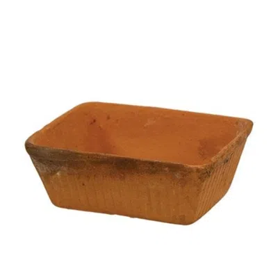 Homegifo Terra Cotta Soap Dish In Brown