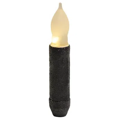Homegifo Textured 4" Led Timer Taper Black