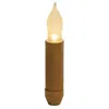 Homegifo Textured 4" Led Timer Taper Mustard