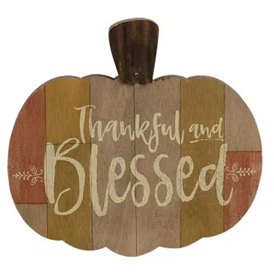 Homegifo Thankful & Blessed Pumpkin