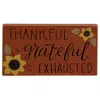 Homegifo Thankful. Grateful. Exhausted. Block