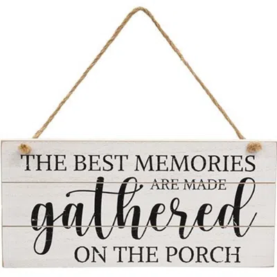 Homegifo The Best Memories Distressed Shiplap Sign In White