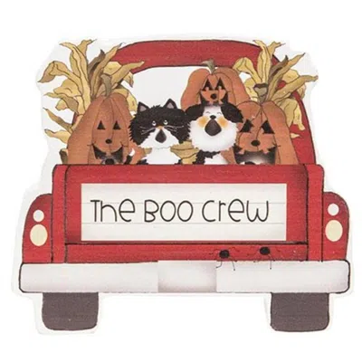 Homegifo *the Boo Crew Chunky Pet Truck Sitter In Red