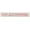 Homegifo The Promise Of Redemption Painted Wood Block 12"
