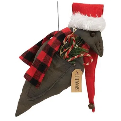 Homegifo Theodore Christmas Crow In Multi