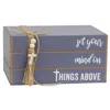 Homegifo *things Above Wooden Book Stack