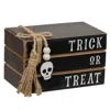 Homegifo Trick Or Treat Mini Wooden Book Stack