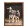 Homegifo Two Holstein Cows Framed Print 8x10