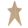 Homegifo Unfinished Wooden Primitive Star 6"