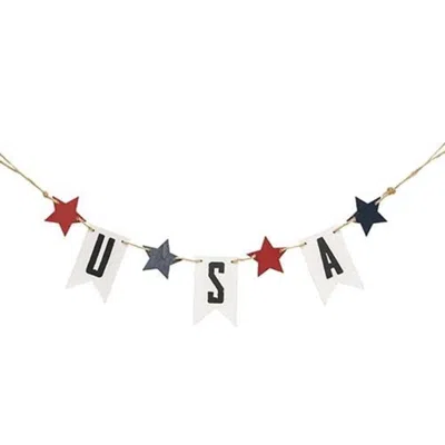 Homegifo Usa Tag & Stars Garland In Multi