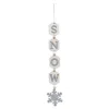 Homegifo Vertical Snow Tag Garland