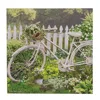 Homegifo Vintage Garden Bicycle Canvas Print