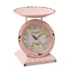 Homegifo Vintage Happy Easter Pink Old Town Scale Clock