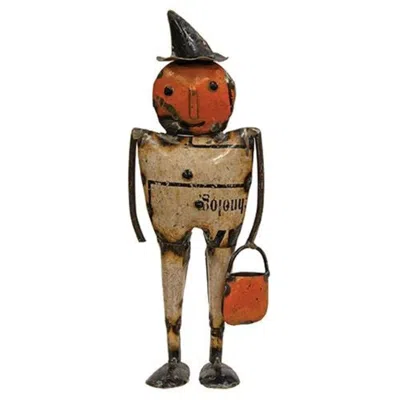 Homegifo Vintage Metal Pauly Pumpkin In Multi