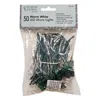 Homegifo Warm White Led Micro Lights 50 Count Green Cord