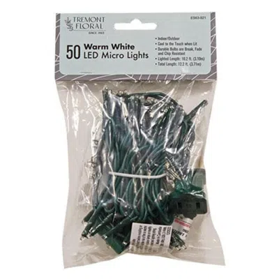 Homegifo Warm White Led Micro Lights 50 Count Green Cord