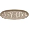 Homegifo *we Are Faith-filled Oval Tray