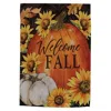 Homegifo Let It Snow Burlap Garden Flag