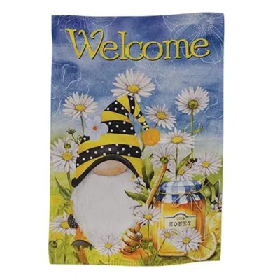Homegifo Let It Snow Burlap Garden Flag In Black