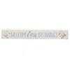 Homegifo Welcome New Beginnings Painted Wood Block 12"