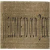 Homegifo Welcome To Our Deck Engraved Sign 24" X 3.5"