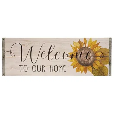Homegifo Welcome To Our Home Sign In Multi