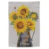 Homegifo Let It Snow Burlap Garden Flag