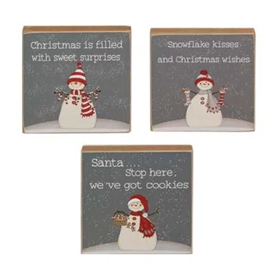 Homegifo We've Got Cookies Square Block 3 Asstd.