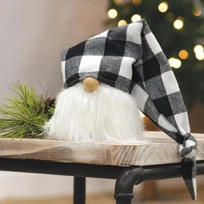 Homegifo *white Buffalo Check Cap Gnome In Multi