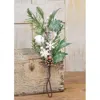 Homegifo White Christmas Spray 26"