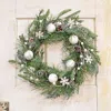 Homegifo White Christmas Wreath 24"