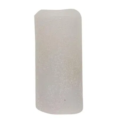 Homegifo White Frosty Timer Votive 2" X 4"