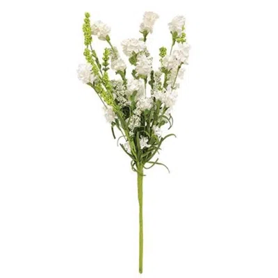 Homegifo White Obedient Flower Pick 15"