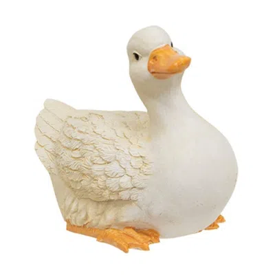 Homegifo White Resin Duck B