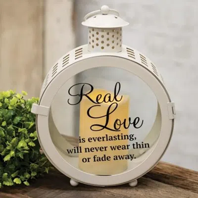 Homegifo White Round Love Lantern 2 Asstd.