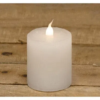 Homegifo White Timer Pillar 2.5"