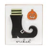 Homegifo Wicked Witch Boot And Jack O Lantern Block