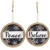 Homegifo Winter Blessings Snowflake Shadowbox Hanger 2 Asstd.