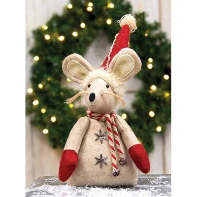 Homegifo Winter Candy Cane Mouse In Neutral