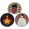 Homegifo Winter Charm Plate 3 Asstd.