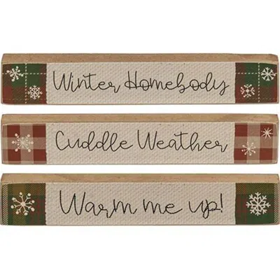 Homegifo Winter Stitches Mini Stick 3 Asstd. In Multi
